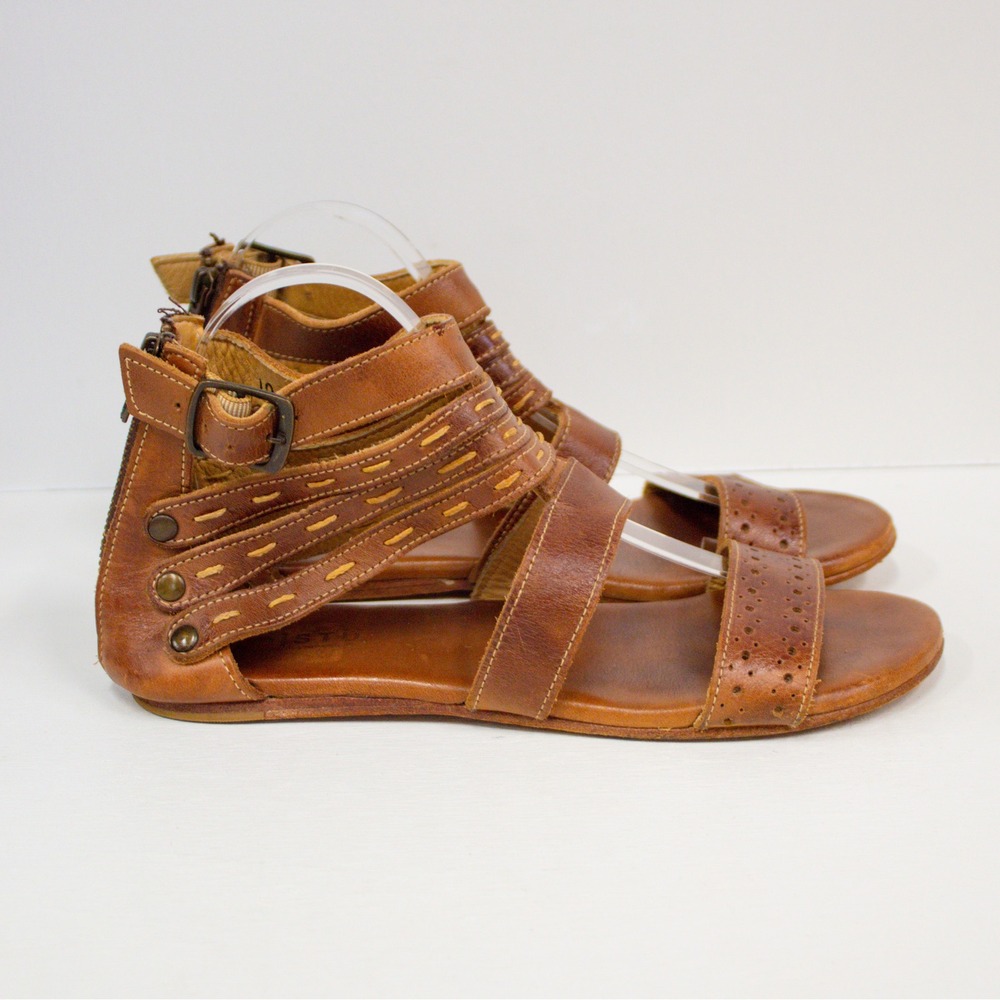 Bed Stu Artemis Leather Sandals in Tan Rustic Size 10 - Picture 6 of 12